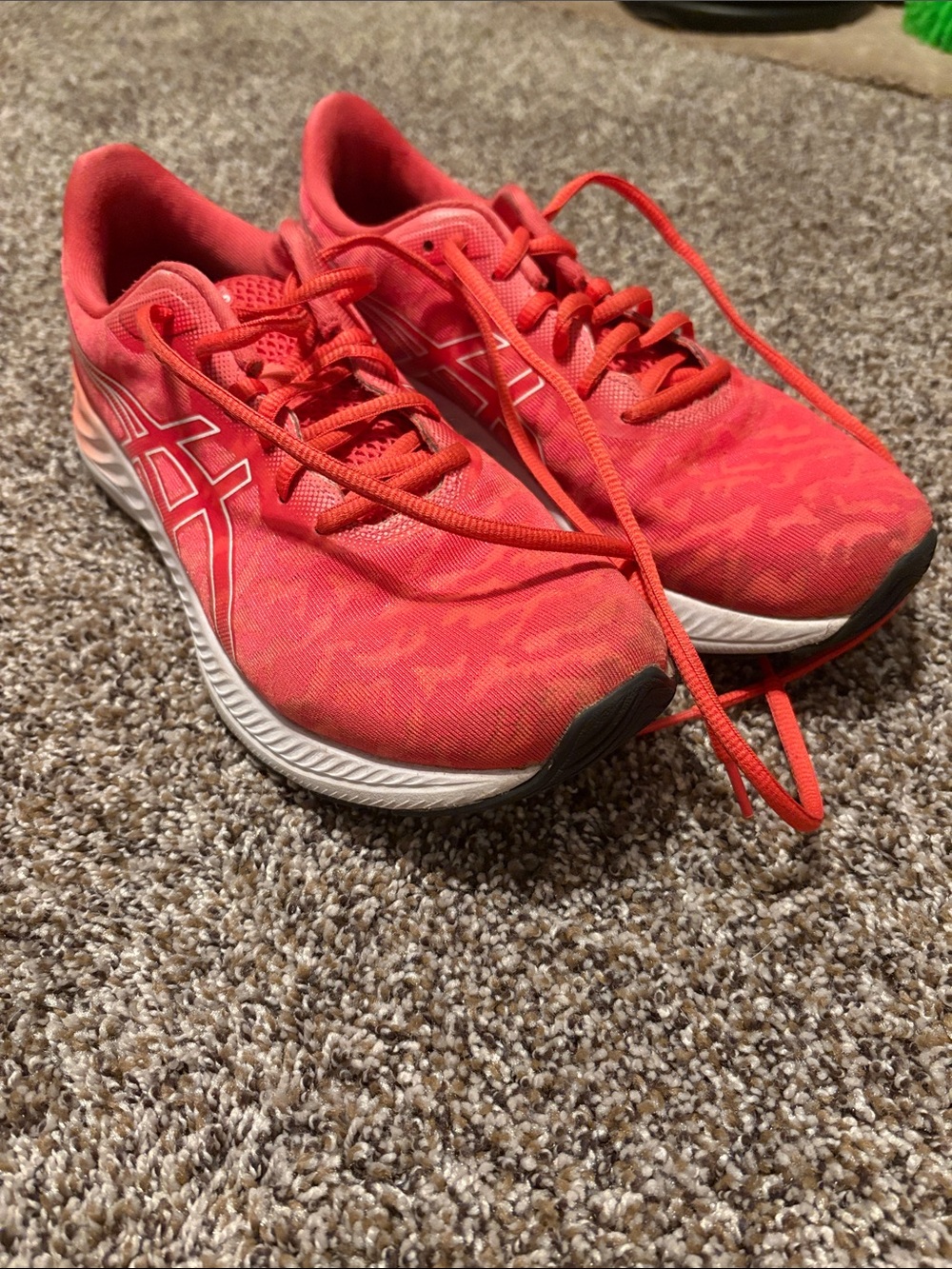 ASICS Coral Red/Pink Women's Running Sneakers